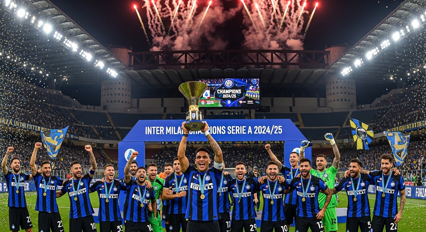 Inter Milan Resmi Juara Serie A 2024/25: Dominasi Total I Nerazzurri